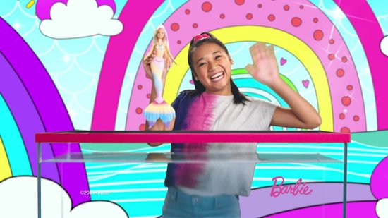 Barbie Dreamtopia Regenboogmagie Zeemeerminpop: Magische Kleurverandering, Blond Haar Speelplezier