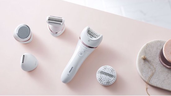 Philips Series 8000 BRE740/10: Nat & Droog Epileerapparaat voor Volledige Verzorging