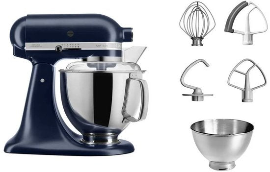 KitchenAid 5KSM175PSEIB Artisan Keukenmixer 300W 4,8L