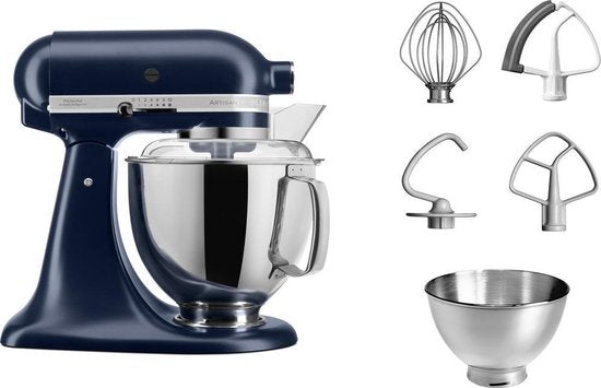 KitchenAid 5KSM175PSEIB Artisan Keukenmixer 300W 4,8L