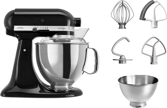 KitchenAid Artisan KSM175PSEOB Keukenmachine 300W 4.8L