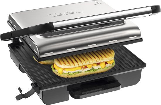 Tefal GC242D Inicio Grill Adjust Contactgrill RVS 2000 W