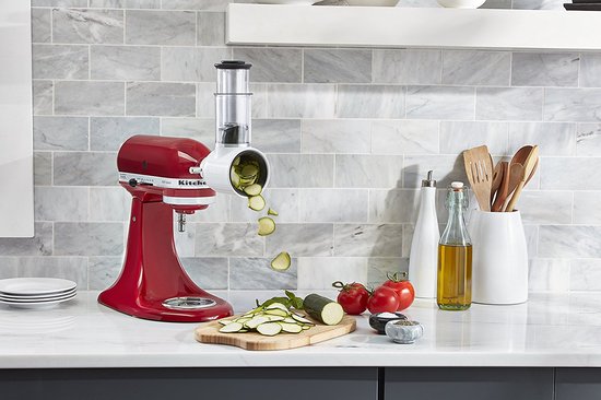 KitchenAid 5KSMVSA Voedselvermaler Groentesnijder En Rasp