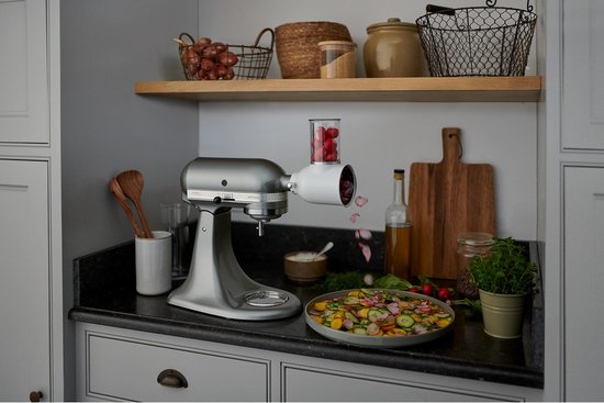 KitchenAid 5KSMVSA Voedselvermaler Groentesnijder En Rasp