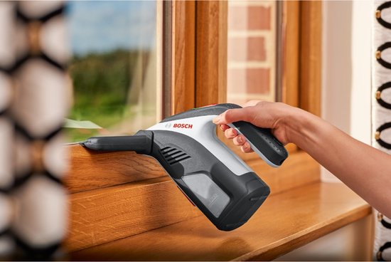 Bosch GlassVAC Ruitenreiniger - Compacte Handheld Raamzuiger voor Streepvrije Reiniging