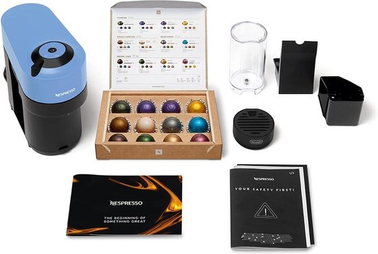 De'Longhi Nespresso Vertuo Pop Koffiecupmachine Blauw | Centrifusion | Smart Connectiviteit