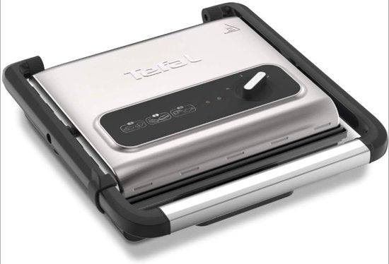 Tefal GC242D Inicio Grill Adjust Contactgrill RVS 2000 W