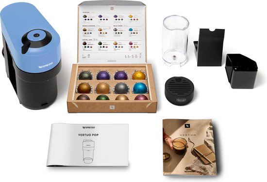 De'Longhi Nespresso Vertuo Pop Koffiecupmachine Blauw | Centrifusion | Smart Connectiviteit