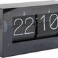 Karlsson Boxed Flip Tafelklok Zwart - Modern Scandinavisch Acryl Design