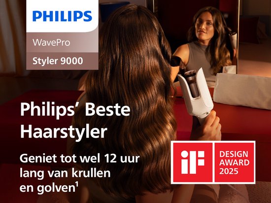Philips WavePro HairStyler 9000 Krultang BHB968/00
