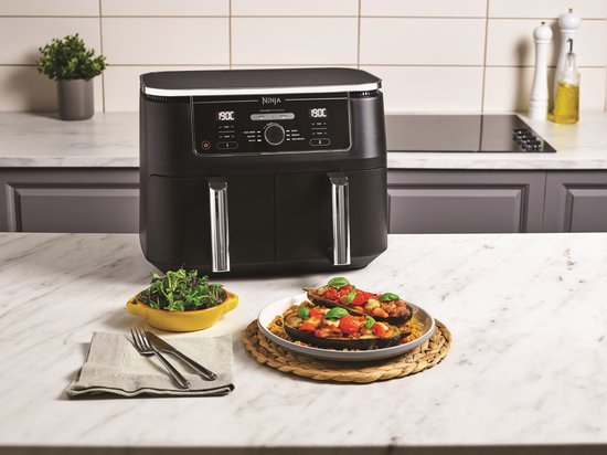 Ninja Foodi AF400EU Dubbele Airfryer XXL 9.5L Zwart