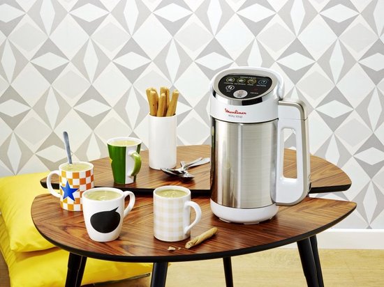 Moulinex Easy Soup LM8411 Soepmaker 1000W 1.2L RVS - 5 Automatische Programma's