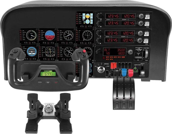 Logitech G Saitek Pro Flight Rudder Pedals PC Zwart