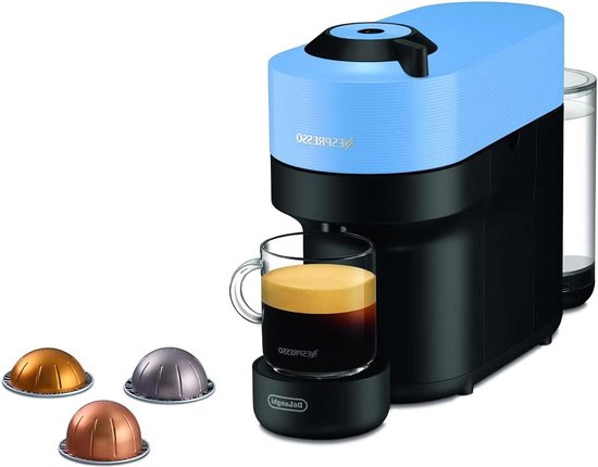 De'Longhi Nespresso Vertuo Pop Koffiecupmachine Blauw | Centrifusion | Smart Connectiviteit