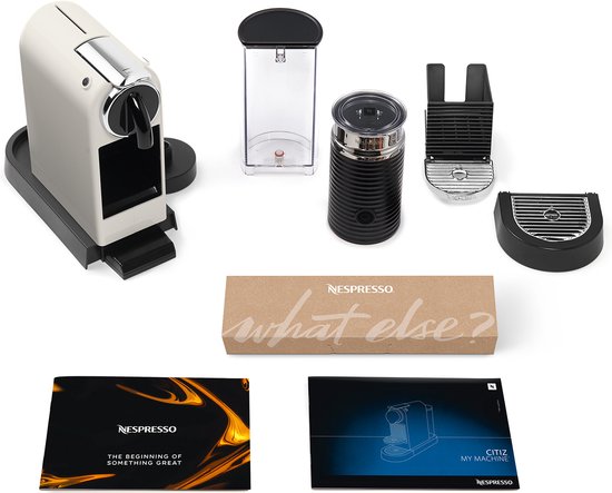 De'Longhi Nespresso CitiZ & Milk EN267.WAE: Compacte Koffiecupmachine met Geïntegreerde Melkopschuimer Wit