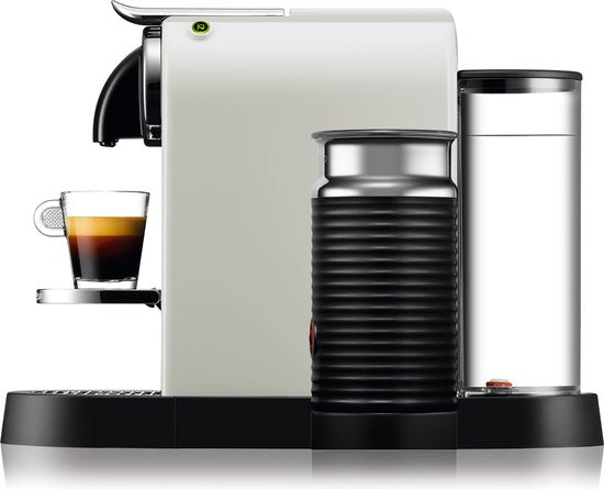 De'Longhi Nespresso CitiZ & Milk EN267.WAE: Compacte Koffiecupmachine met Geïntegreerde Melkopschuimer Wit