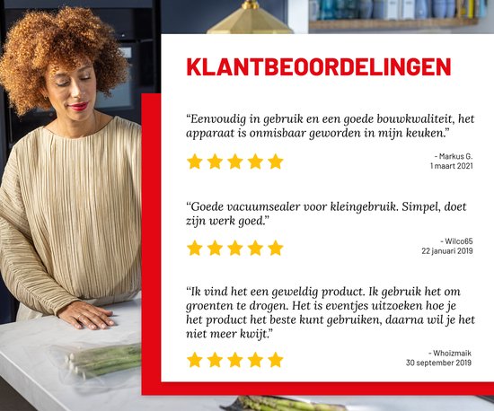 Solis Vac Quick 576 Volautomatische Vacumeermachine met Slangaansluiting Wit voor Voedsel