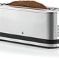 WMF KITCHENminis XXL Broodrooster RVS - Compacte Toaster met Ontdooifunctie