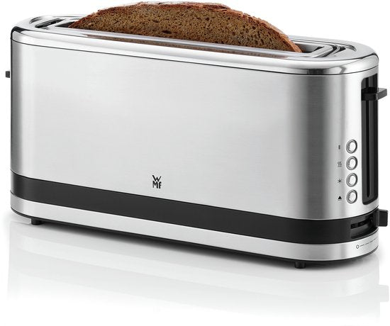 WMF KITCHENminis XXL Broodrooster RVS - Compacte Toaster met Ontdooifunctie