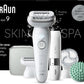 Braun Silk-épil 9 SkinSpa Epilator 9-381 Wit/Zilver