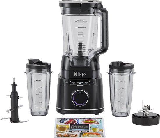 Ninja Detect 2-in-1 Blender Smoothie Maker | BlendSense Technologie | 1200W IJscrusher | TB301EU