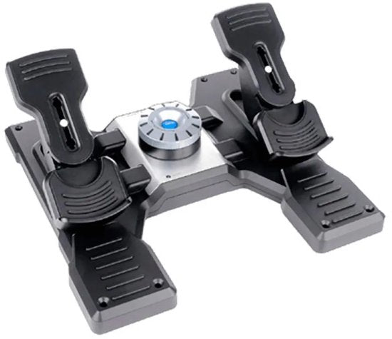 Logitech G Saitek Pro Flight Rudder Pedals PC Zwart