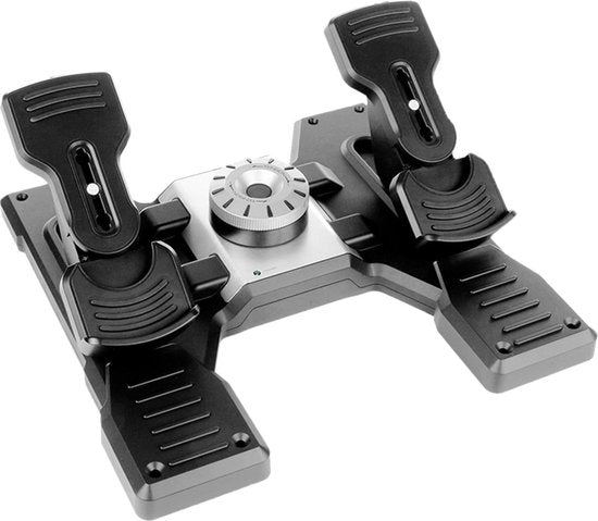 Logitech G Saitek Pro Flight Rudder Pedals PC Zwart