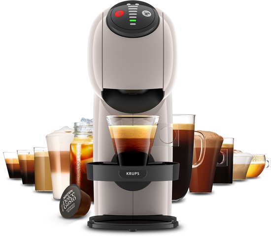 Krups NESCAFÉ Dolce Gusto Genio S KP243A Koffiecupmachine Taupe Automatische Stop XL-functie