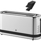WMF KITCHENminis XXL Broodrooster RVS - Compacte Toaster met Ontdooifunctie