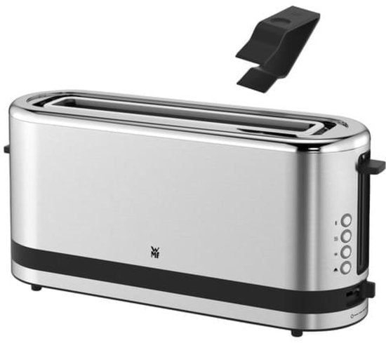 WMF KITCHENminis XXL Broodrooster RVS - Compacte Toaster met Ontdooifunctie