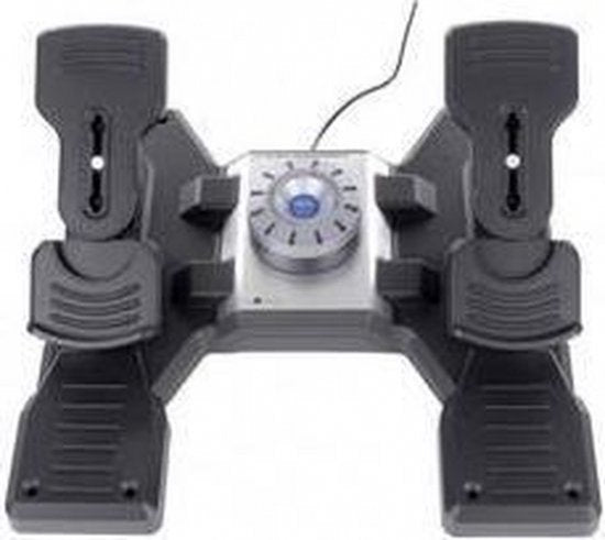 Logitech G Saitek Pro Flight Rudder Pedals PC Zwart