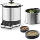 WMF Keukenmini Compacte Rijstkoker met To-Go Lunchbox voor Gezond Koken