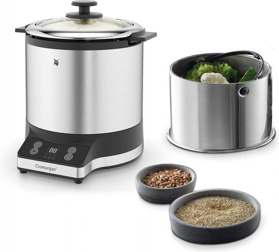 WMF Keukenmini Compacte Rijstkoker met To-Go Lunchbox voor Gezond Koken