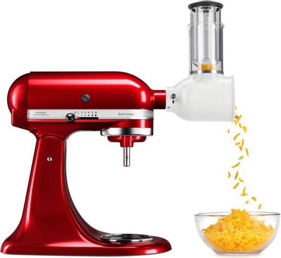 KitchenAid 5KSMVSA Voedselvermaler Groentesnijder En Rasp