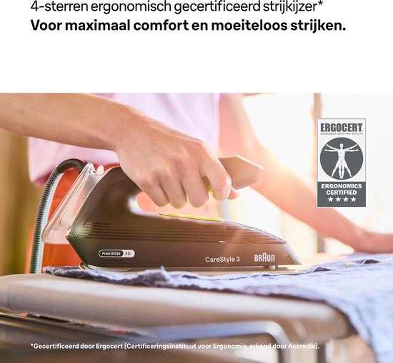 Braun CareStyle 3 IS3257BK Stoomgenerator 7.5 Bar 2200W Zwart