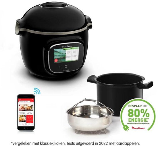 Moulinex Cookéo Touch CE902800 Multicooker 1600W 6L Zwart
