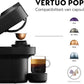 De'Longhi Nespresso Vertuo Pop ENV90.B Koffiecupmachine Zwart - Compact, Slim, Veelzijdig
