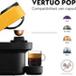 De'Longhi Nespresso Vertuo Pop ENV90.Y Geel: Compacte Koffiecupmachine met Centrifusion Technologie