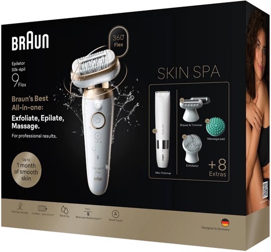 Braun Silk-épil 9 Flex 9-481 3D SkinSpa Epilator