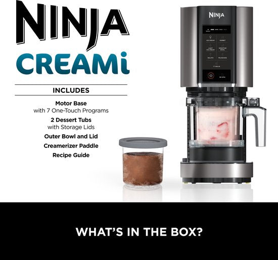 Ninja CREAMi NC302EU IJsmachine 800W 0.95L