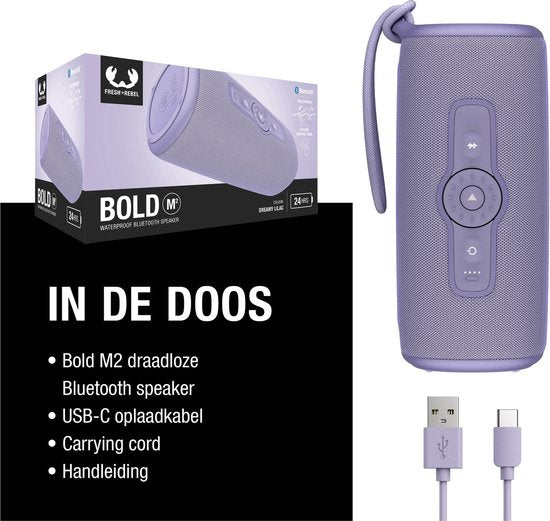 Fresh 'n Rebel Bold M2 Draadloze Bluetooth Speaker