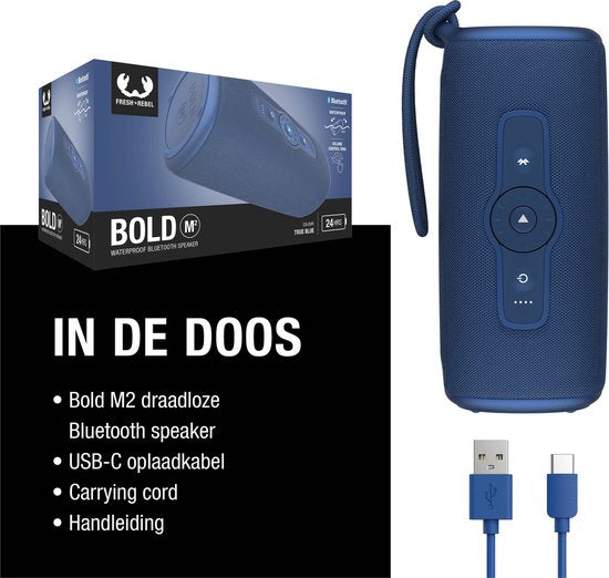 Fresh 'n Rebel Bold M2 Draadloze Bluetooth Speaker