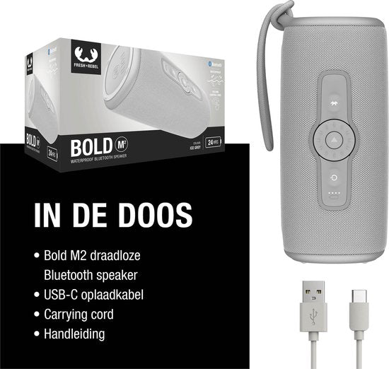 Fresh 'n Rebel Bold M2 Draadloze Bluetooth Speaker IP67