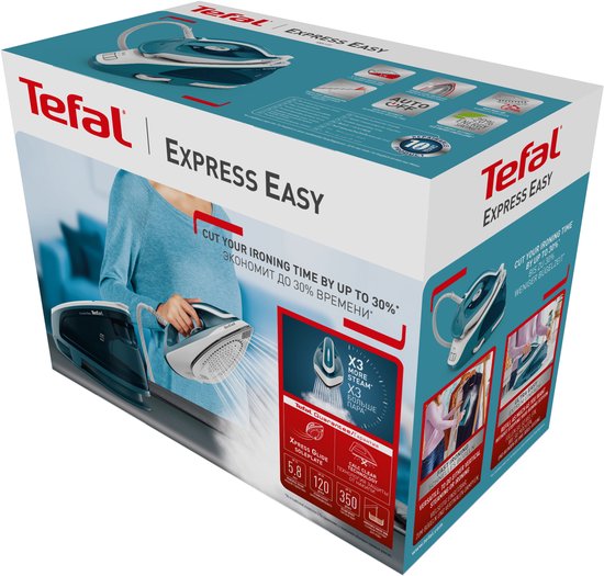Tefal Express Easy SV6131 Stoomgenerator 5.8 Bar 2200W Wit Blauw