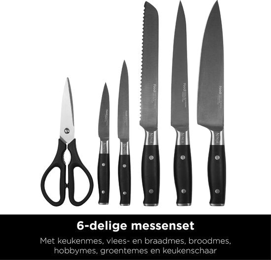 Ninja Foodi Messenblok Met Ingebouwde Messenslijper