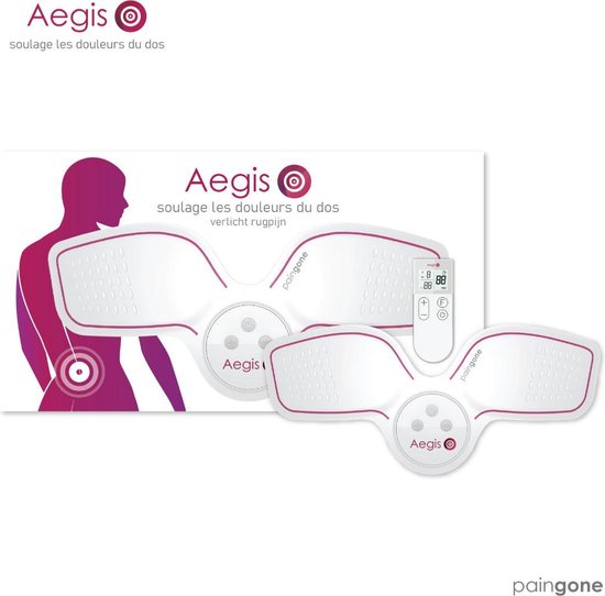 Paingone Aegis TENS Elektrodentherapie Apparaat Rugpijn Verlichting Draadloos Oplaadbaar