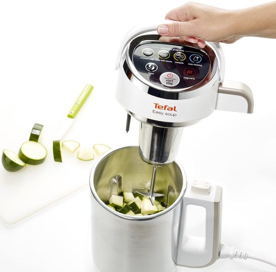 Moulinex Easy Soup LM8411 Soepmaker 1000W 1.2L RVS - 5 Automatische Programma's