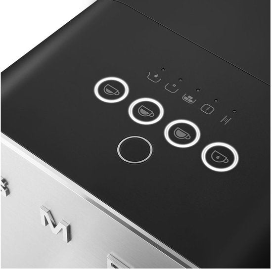Smeg BCC11BLMEU Volautomatische Espressomachine Bonenmaler 19 Bar