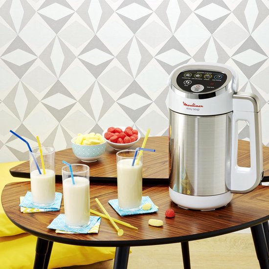 Moulinex Easy Soup LM8411 Soepmaker 1000W 1.2L RVS - 5 Automatische Programma's