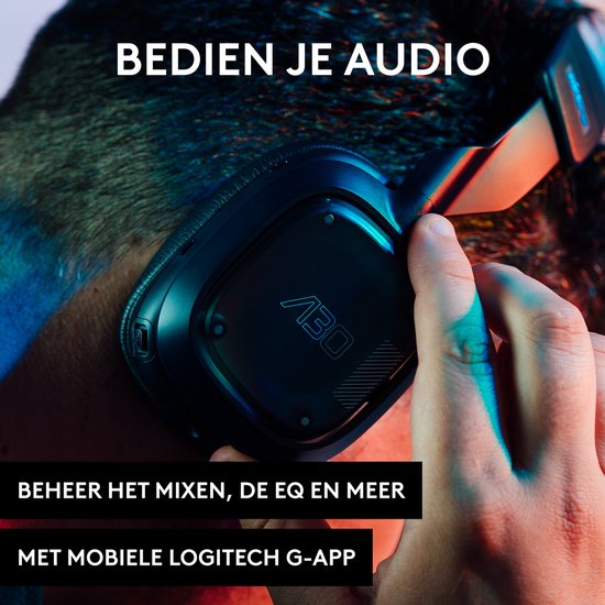 Logitech G Astro A30 Draadloze Gaming Headset Bluetooth Multi-Platform Playstation Lichtgewicht Navy